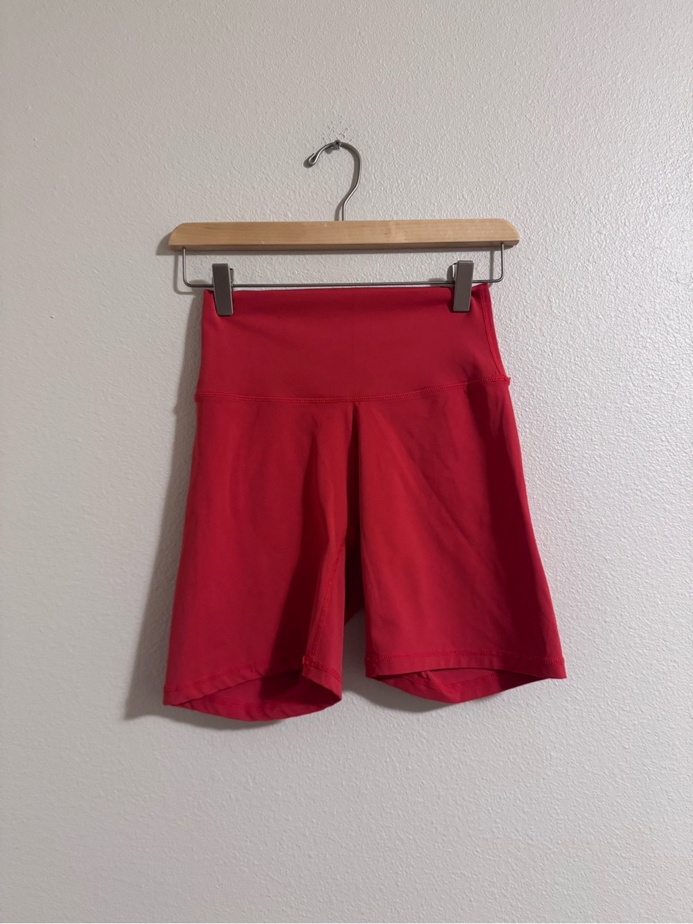 NVGTN High-Rise Red Bike Shorts for Women